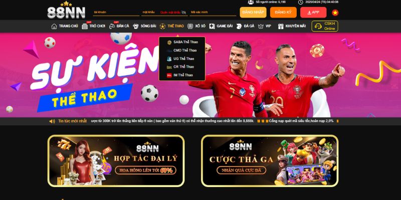 Kho kèo cược thể thao đa dạng